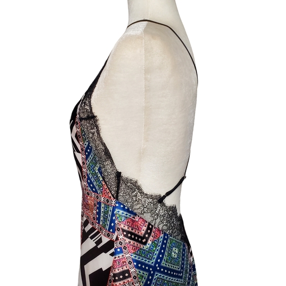Victoria's Secret Babydoll Womens Size Small Multi Geo Pattern Adjustable Straps - Picture 5 of 11